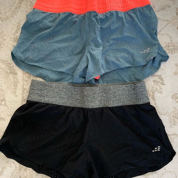 Set of 2 BCG womens athletic shorts with compression - Picture 2 of 5